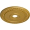 Ekena Millwork Wreath Ceiling Medallion (Fits Canopies up to 6"), 21 1/8"OD x 3 5/8"ID x 7/8"P, Iridescent Gold CM21WRIGS - alternate 2